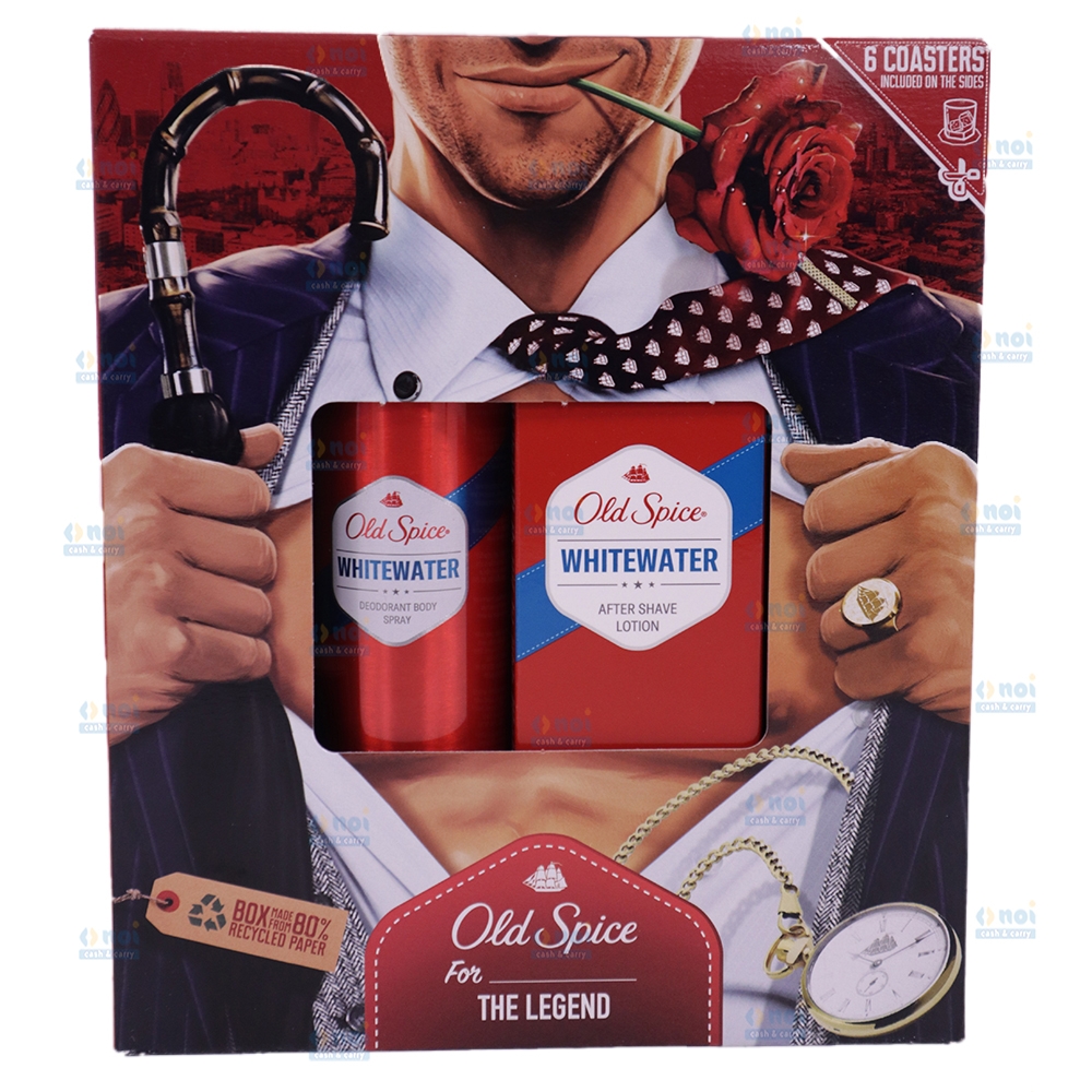 OLD SPICE WHITEWATER ASL100+DEO SPRAY150 SET CADOU