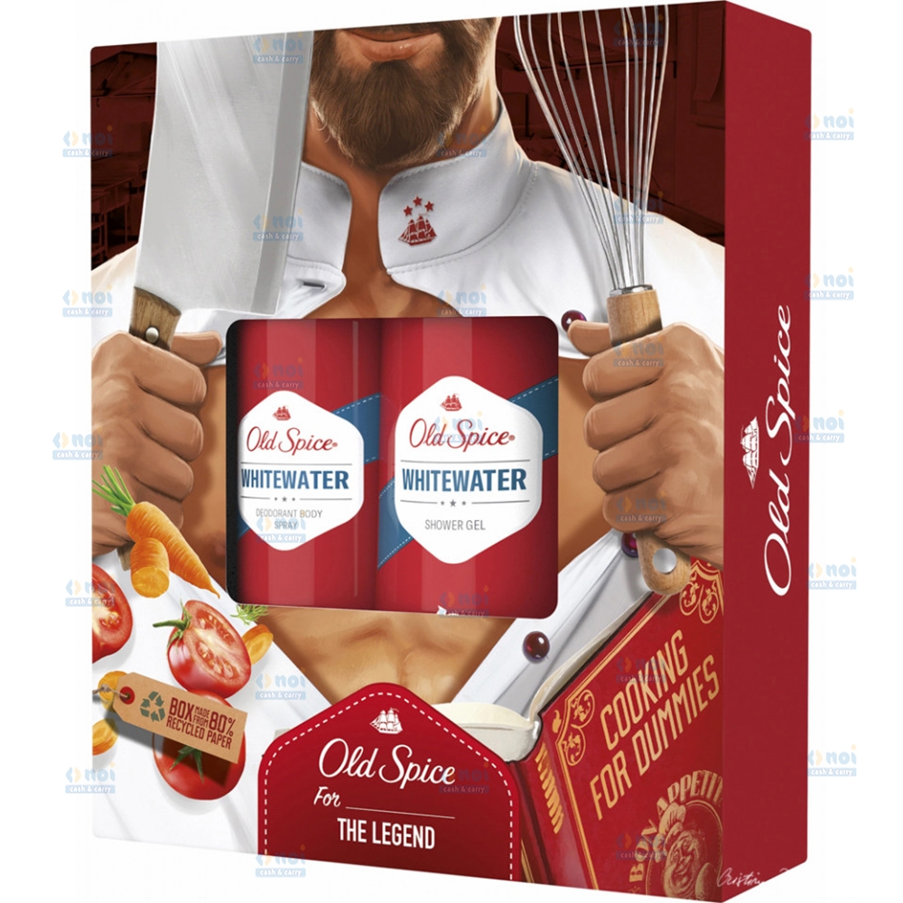 OLD SPICE WHITEWATER DEO SPRAY150+GEL DUS250 SET CADOU