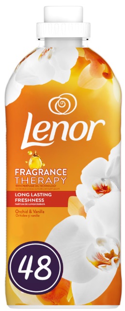 Balsam de rufe Orhidee si Vanilie, 1.2 L, 48 spalari, Lenor