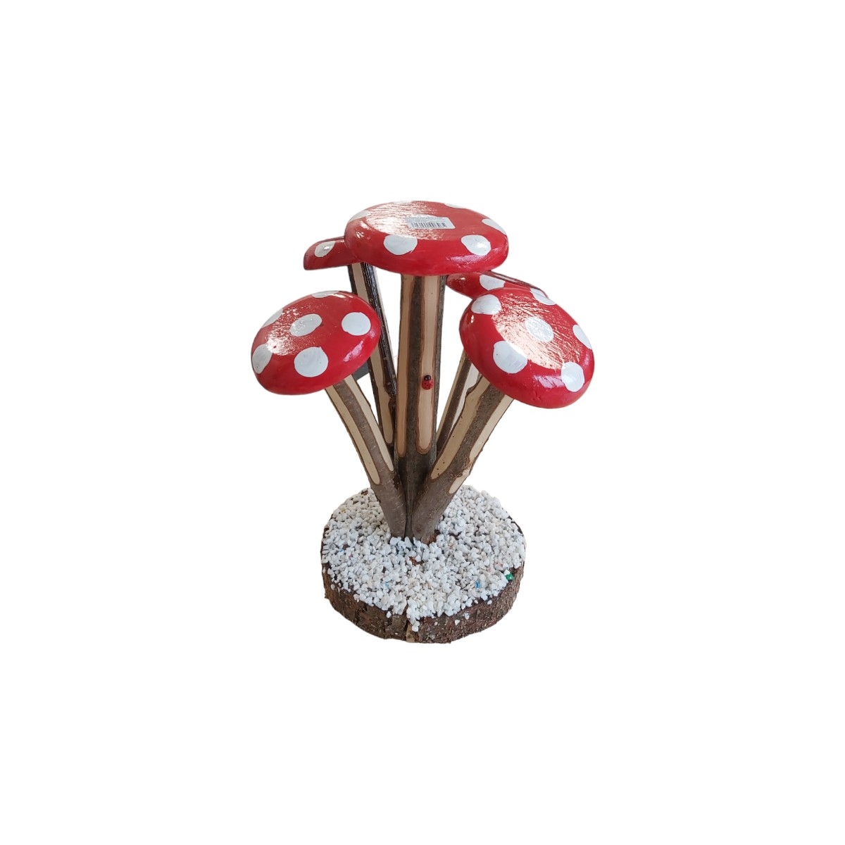ORNAMENT CIUPERCA DIN LEMN MARE 6465