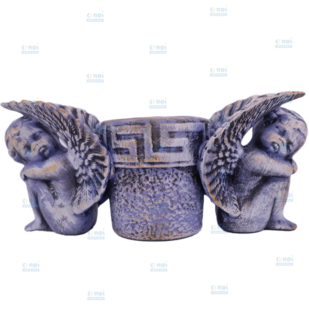 ORNAMENT DE GRADINA GHIVECI CU DOI INGERASI 2931