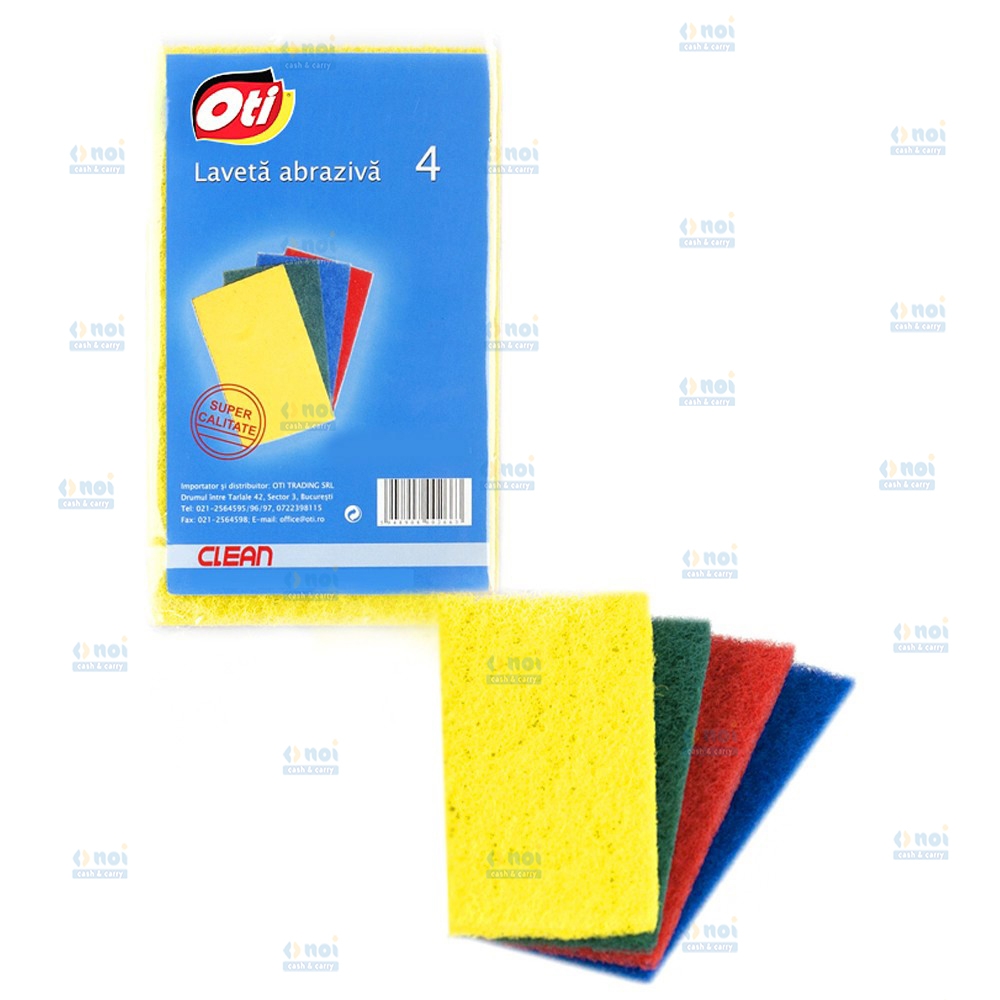 OTI LAVETA ABRAZIVA 4BUC/SET 150X90MM 040266