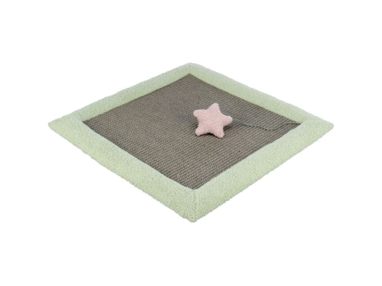 Trixie Covoras Pentru Zgariat, Junior, 47 x 47 cm, Gri/Verde Menta, 44437