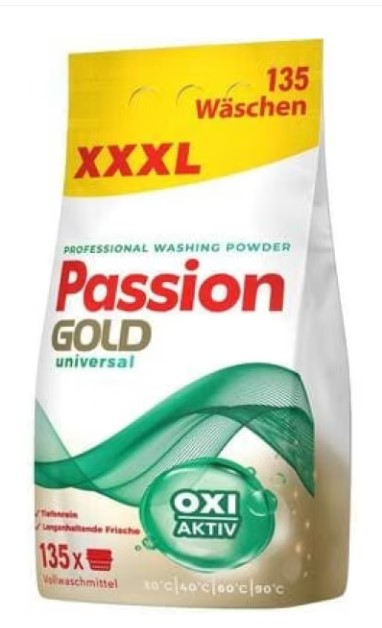 PASSION GOLD PROFESSIONAL DETERGENT PUDRA UNIVERSAL 8.1KG