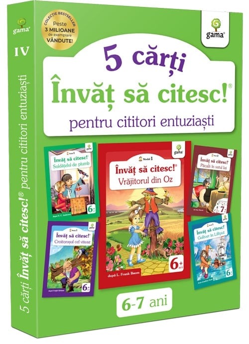 Invat sa citesc nivel 1! Pachet pentru cititori entuziasti 4