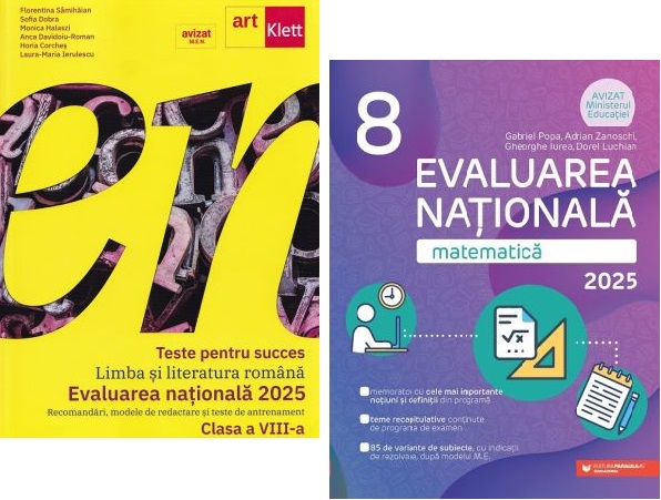 Pachet Evaluarea Nationala 2025 Teste pentru succes. Limba si Literatura Romana si Matematica - Florentina Samihaian Gabriel Popa