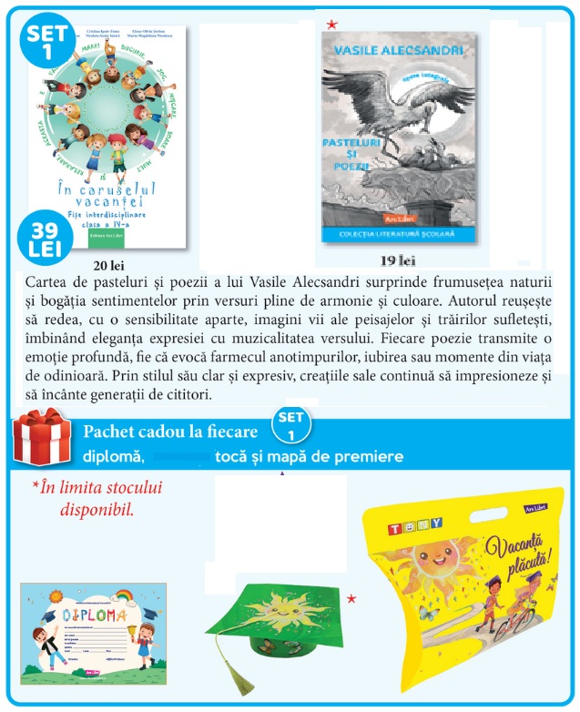 Set 1 de premiere Clasa a 4-a, 2025
