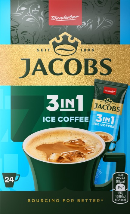 Jacobs Ice Coffee, 12.7g x 24