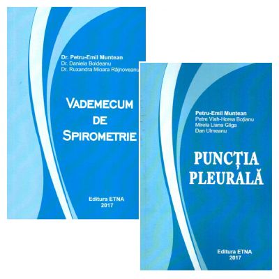 Pachet Punctia Pleurala si Vademecum de spirometrie - Petru Emil Muntean