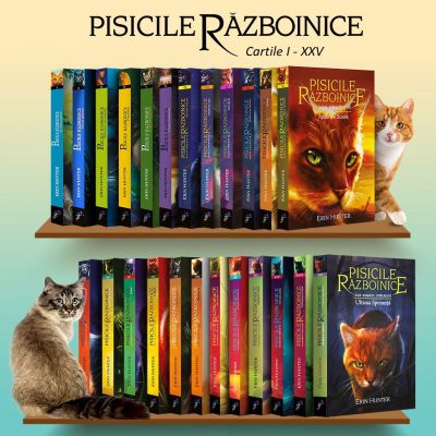 Pachet Pisicile Razboinice. Cartile I – XXV - Erin Hunter