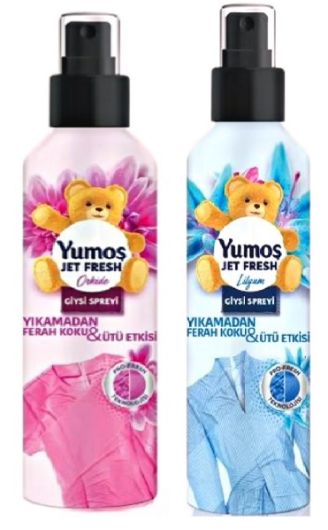 Pachet Spray haine floral 2x200 ml, Yumos Jet Fresh