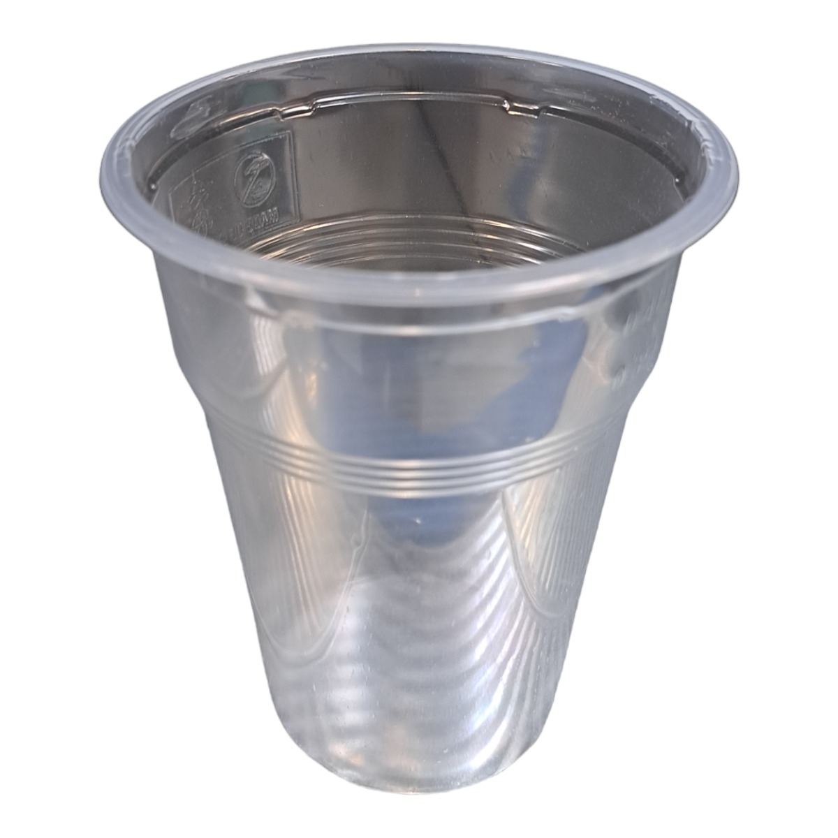 PAHAR PLASTIC TRANSPARENT 400ML 50 BUC/SET