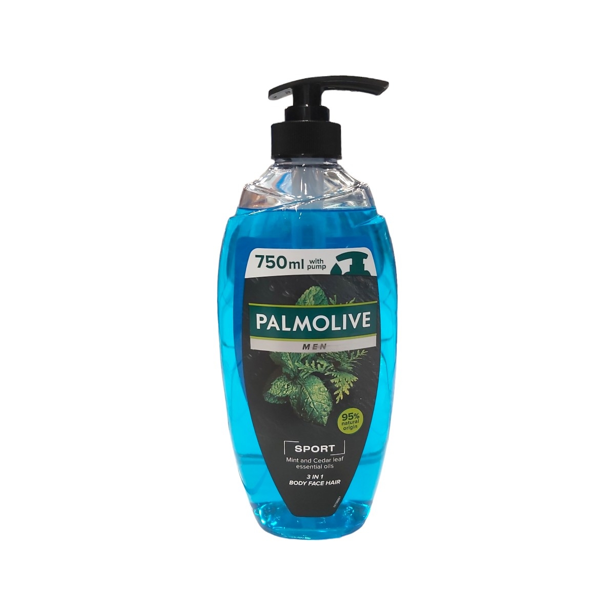 PALMOLIVE MEN GEL DE DUS 750ML 3IN1 SPORT MIND&CEDAR