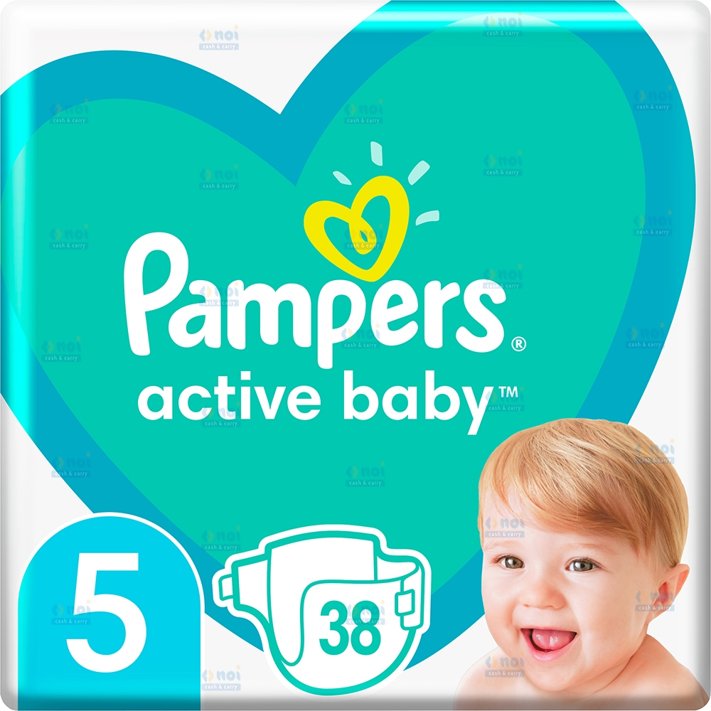 PAMPERS ACTIVE SCUTECE BEBE NR.5 11-16KG 38BUC