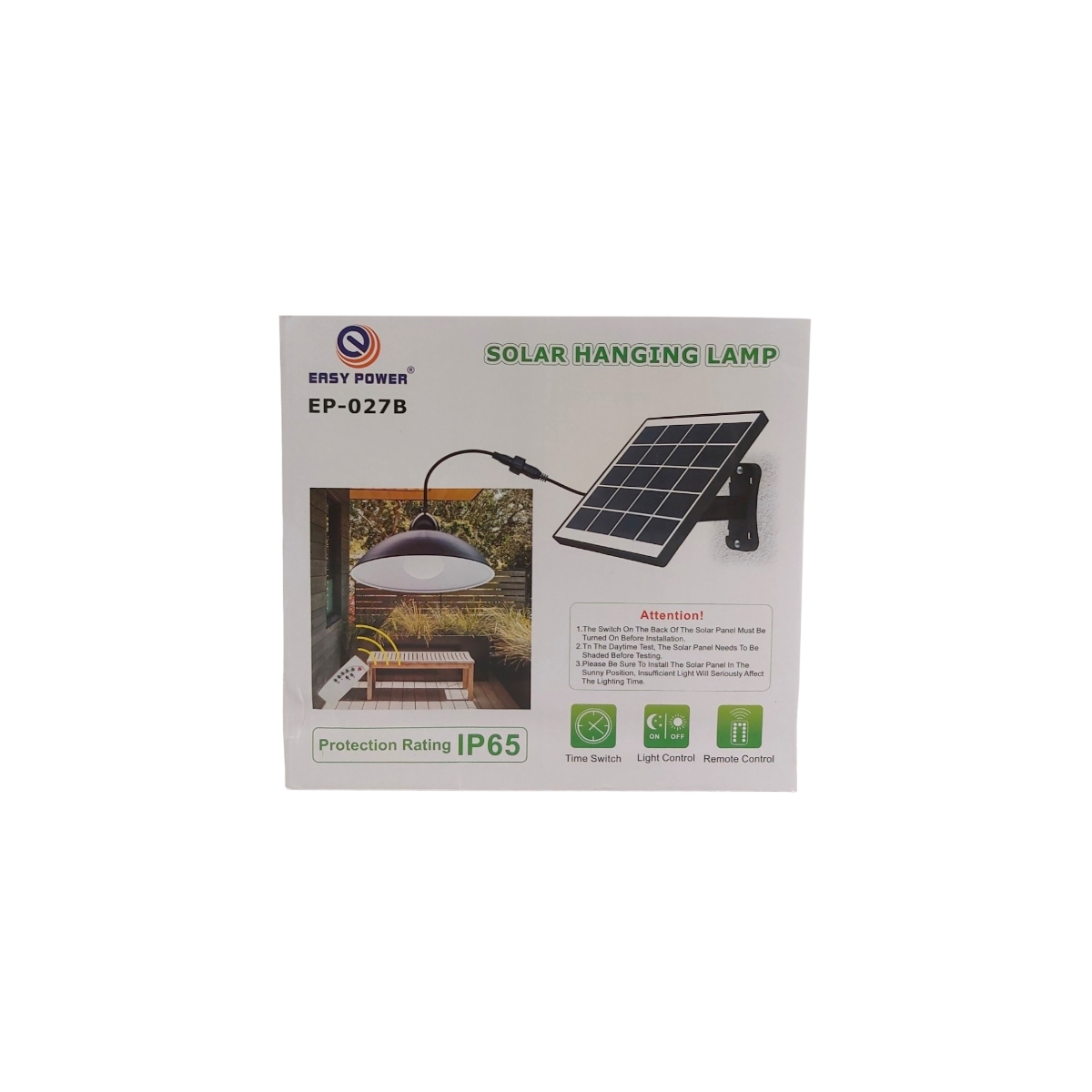 PANOU SOLAR CU BEC LED EP-027B 4-70