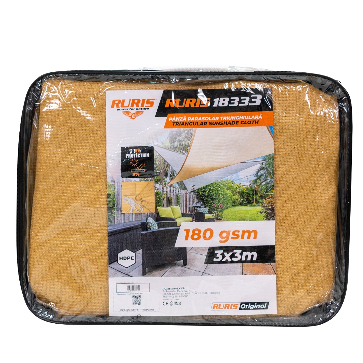 Panza Parasolar Triunghiulara Ruris 18333