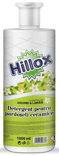 Detergent pentru pardoseli ceramice Iasomie si Lamaie, 1 L, Hillox