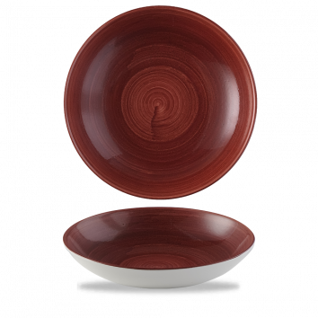 Farfurie coupe bowl, culoare Rust Red, diametrul 24.8 cm