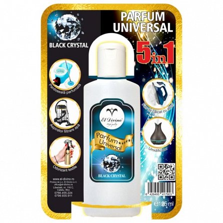EL DIVINO PARFUM UNIVERSAL 5IN1 BLACK CRYSTAL 125ML