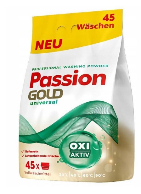 PASSION GOLD PROFESSIONAL DETERGENT PUDRA UNIVERSAL 2.7KG