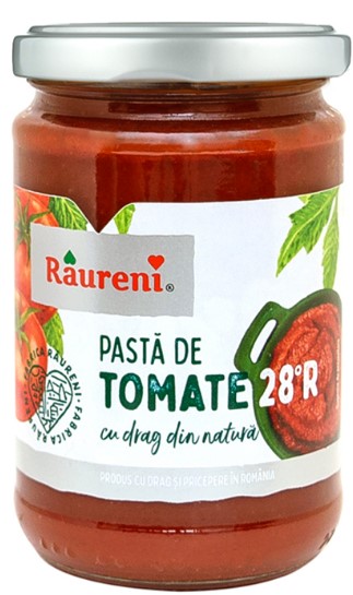 Pasta de tomate 28R, 320g, Raureni