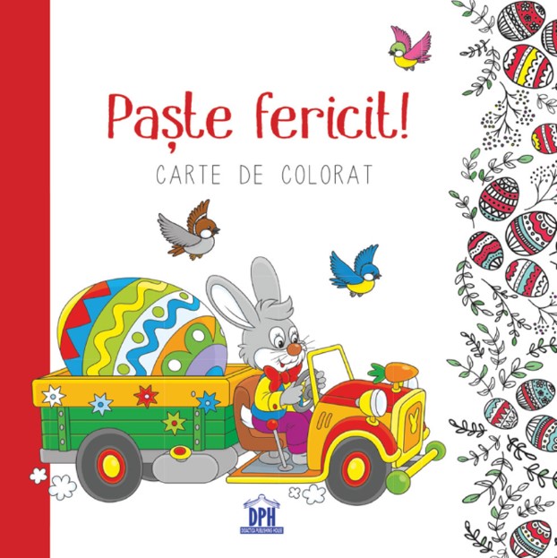 Paste fericit! Carte de colorat