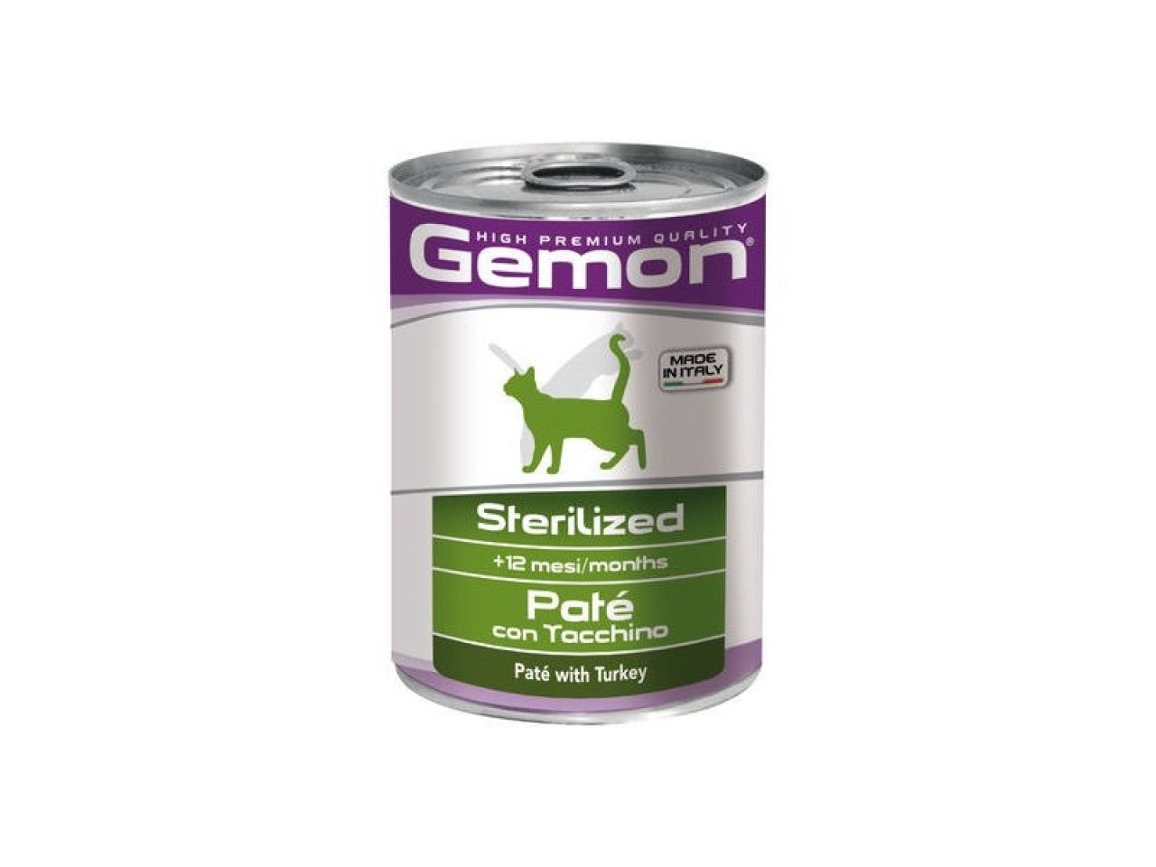 Monge Hrana Umeda Pentru Pisici, Gemon Steril, Pate Cu Curcan, 400 g