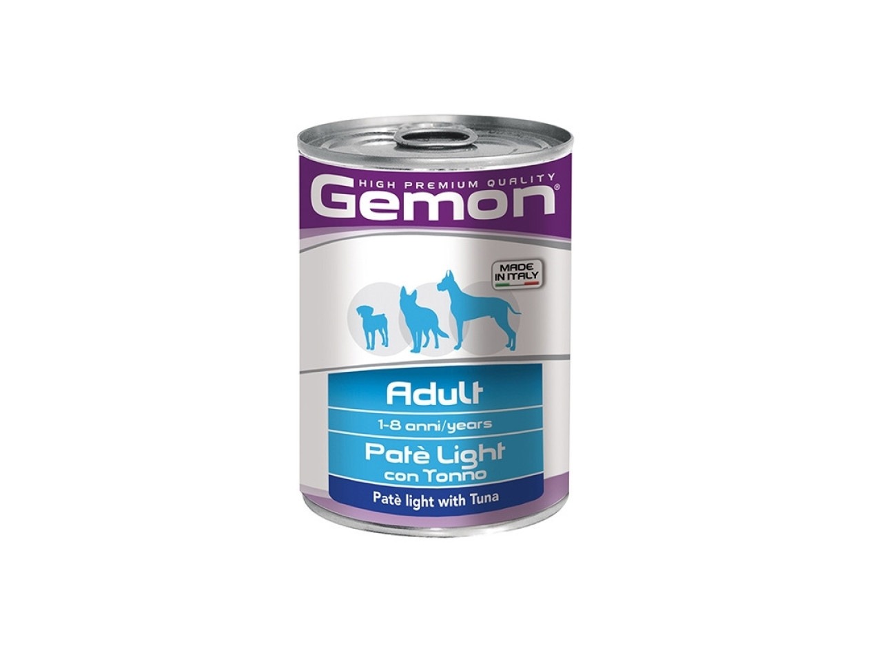 Monge Hrana Umeda Pentru Caini, Gemon Light Adult, Pate Cu Ton, 400 g