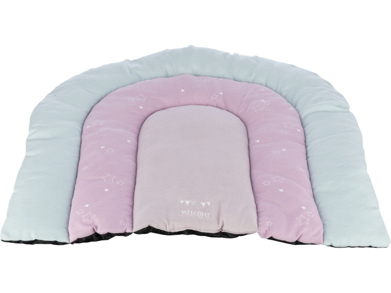 Trixie Covoras Junior Patchwork, 68x62 cm, Verde Menta/Lila Deschis/Roz, 38247