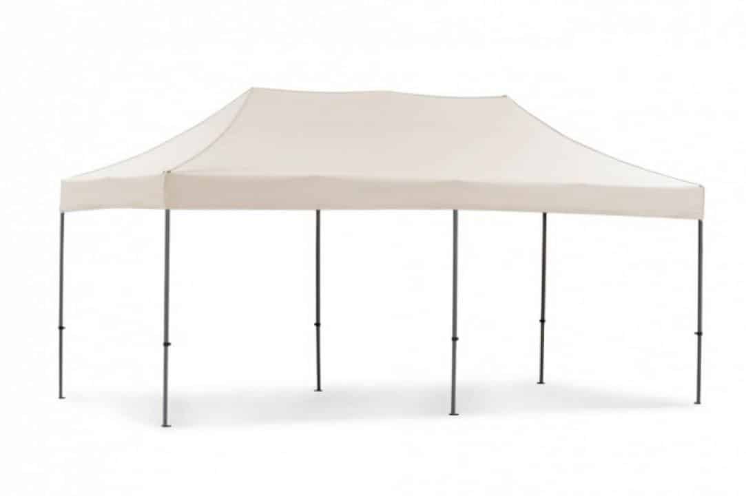 Cort tip pavilion metalic pentru gradina, impermeabil 3×6 m, Z-TOOLS