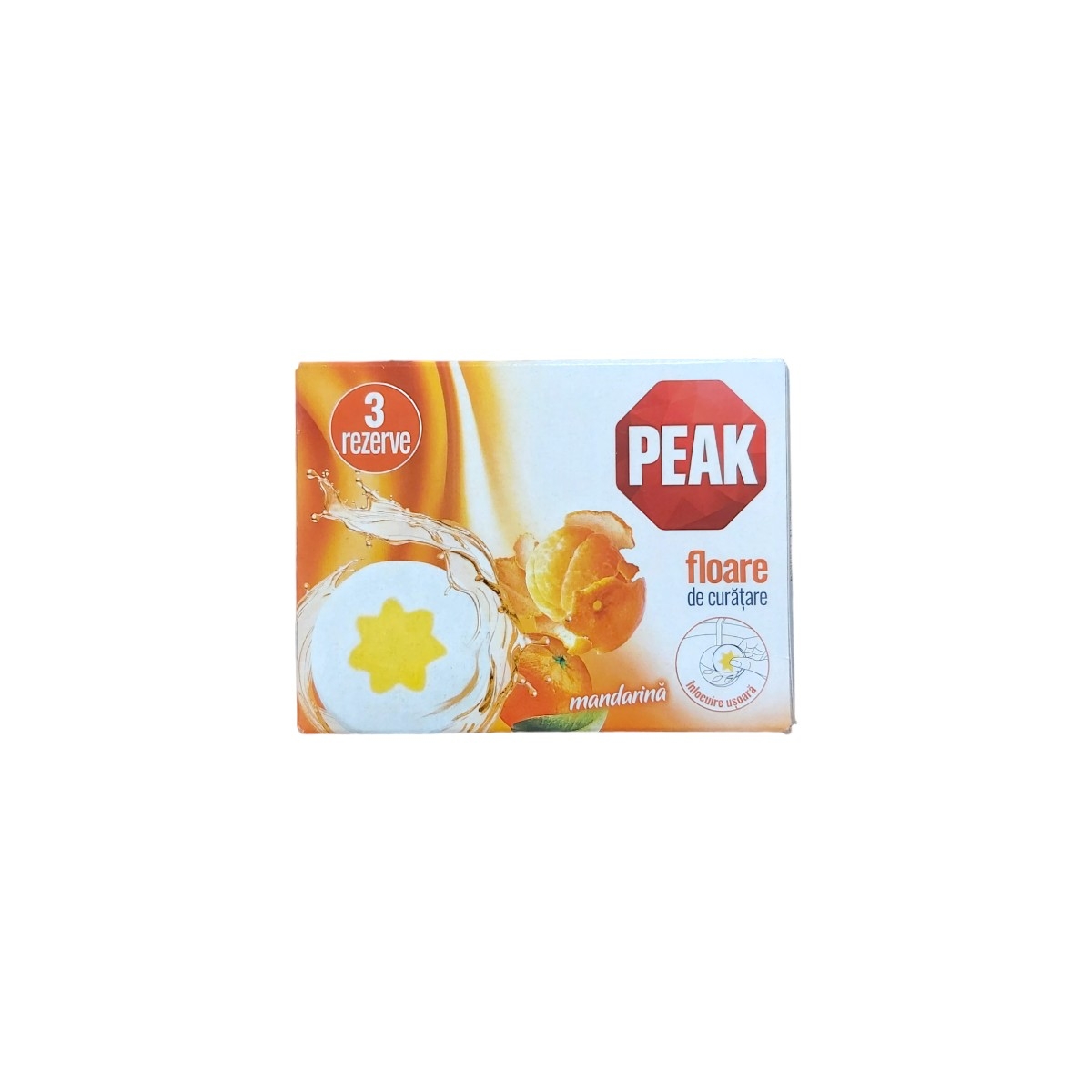 PEAK REZERVA ODORIZANT WC FLOARE MANDARINA 3X45G
