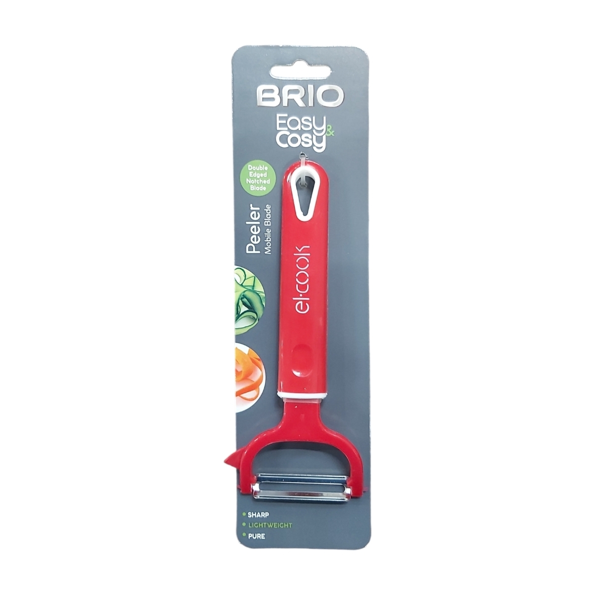 PEELER LEGUME CU LAMA ORIZONTALA ROSU 107923