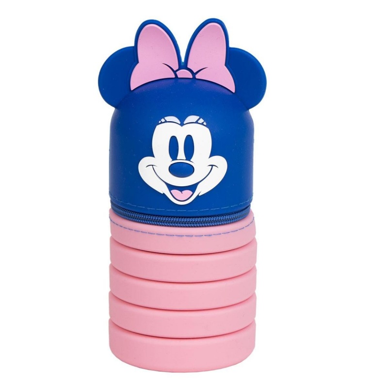 Penar neechipat Cerda 3D Minnie, 1 fermoar, siliconic, extensibil, 6.5x19x6.5cm, 395976