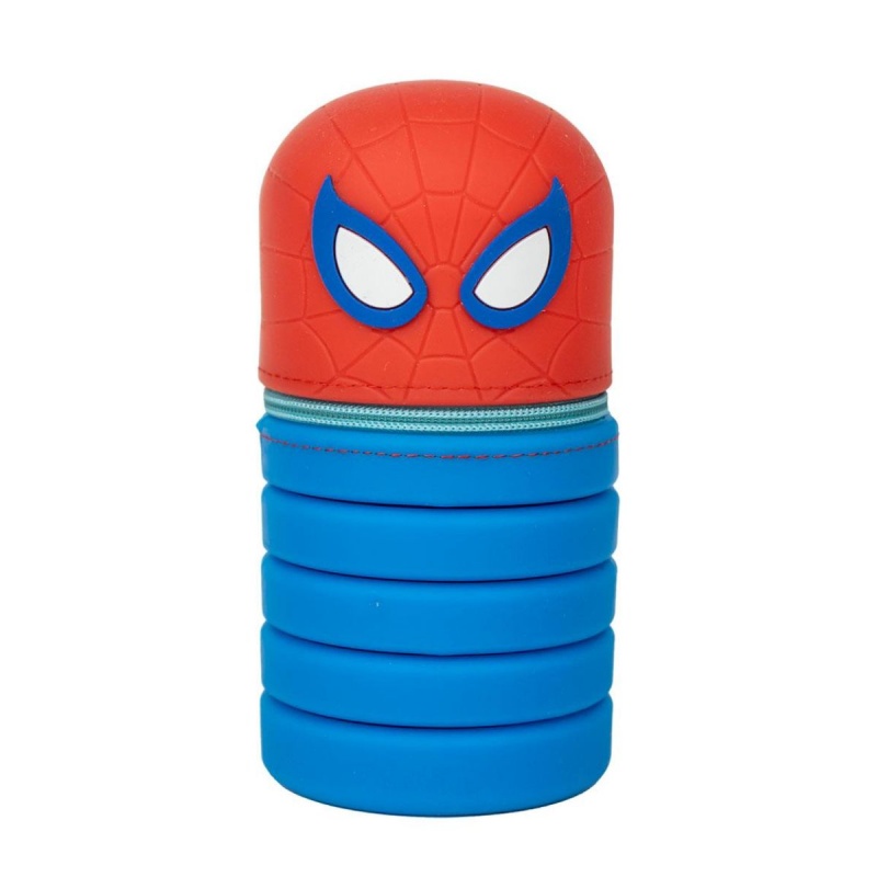Penar neechipat Cerda 3D Spiderman, 1 fermoar, siliconic, extensibil, 6.5x19x6.5cm, 395938