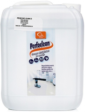 Perfoclean - Detergent dezinfectant suprafete concentrat - 5 litri