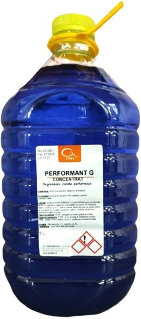 Detergent concentrat pentru curatat geamuri 5L, Performant G