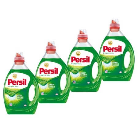 Pachet Persil Detergent lichid pentru haine/rufe Power Gel Deep Clean Regular, 160 spalari, 4x2l