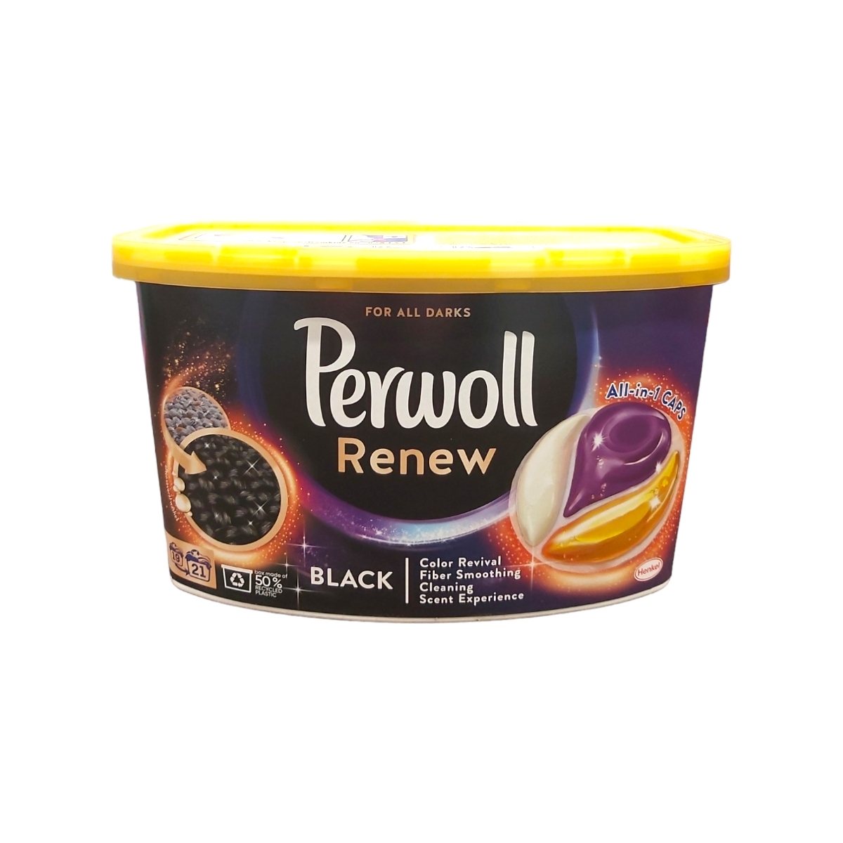 PERWOLL ALLIN1 DETERGENT CAPSULE 21BUC  RENEW BLACK