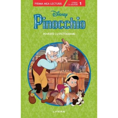 Pinocchio. Poveste cu pictograme. Nivelul 1