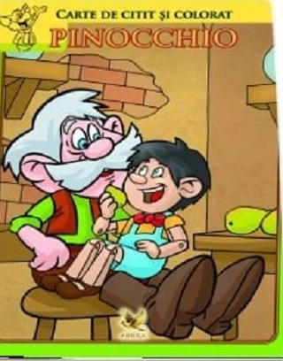 Pinocchio. Carte de colorat si citit