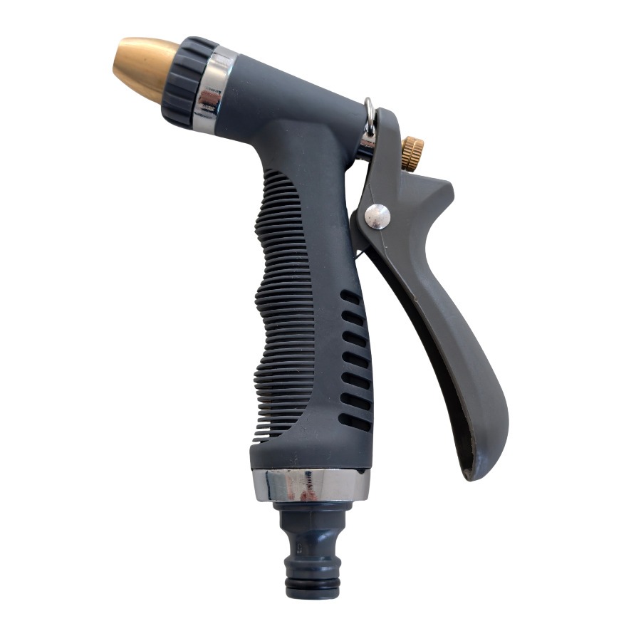 Pistol metalic de stropit cu jet ajustabil MESTERINO TOOLS MT-0584001, maner de nylon si mecanism de cupru