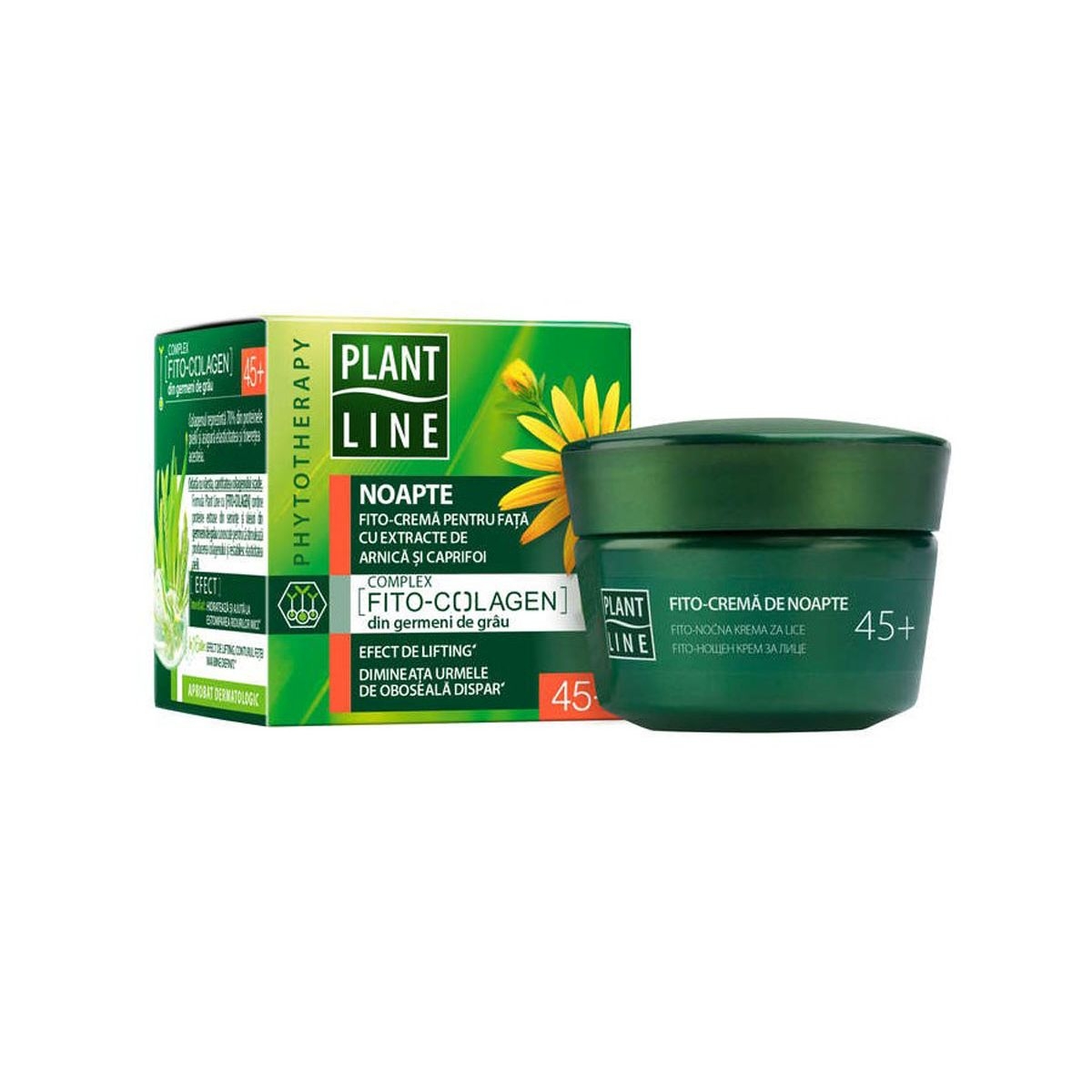 PLANT LINE CREMA NOAPTE 45+ ARNICA 45ML
