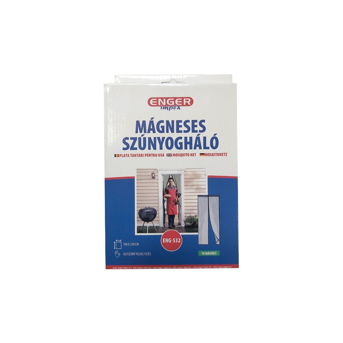 PLASA TANTARI CU MAGNET PENTRU USA  100X120CM ENG-532