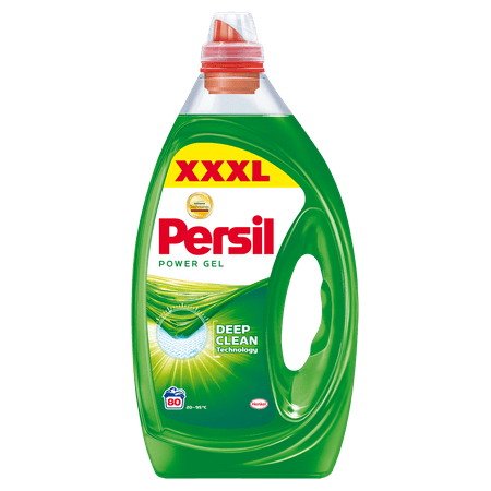 Persil Detergent lichid pentru haine/rufe Power Gel Deep Clean Regular, 80 spalari, 4L