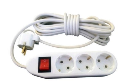 PRELUNGITOR ECO 5 M CU 3 LOC. SI PROTECTIE CONTACT+ INTRERUPATOR