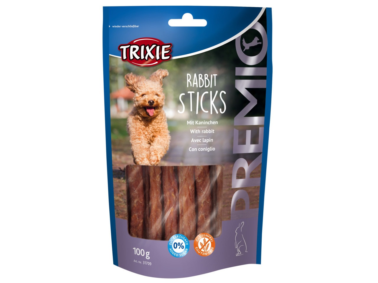 Trixie Recompense Pentru Caini, Premio, Betisoare Cu Iepure, 100 g 31709