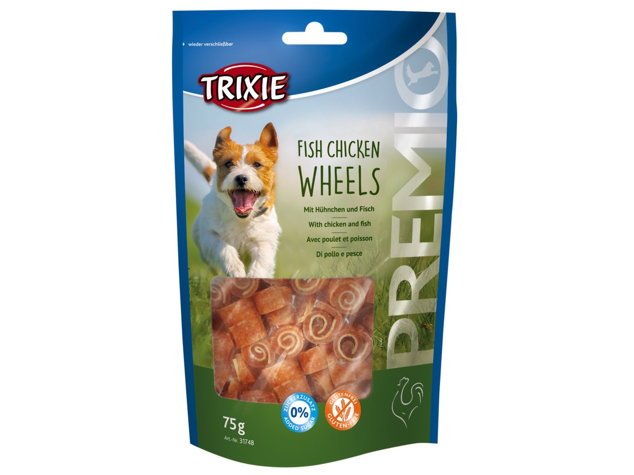 Trixie Recompense Pentru Caini, Premio, Rulada Cu Pui Si Peste, 75 g, 31748