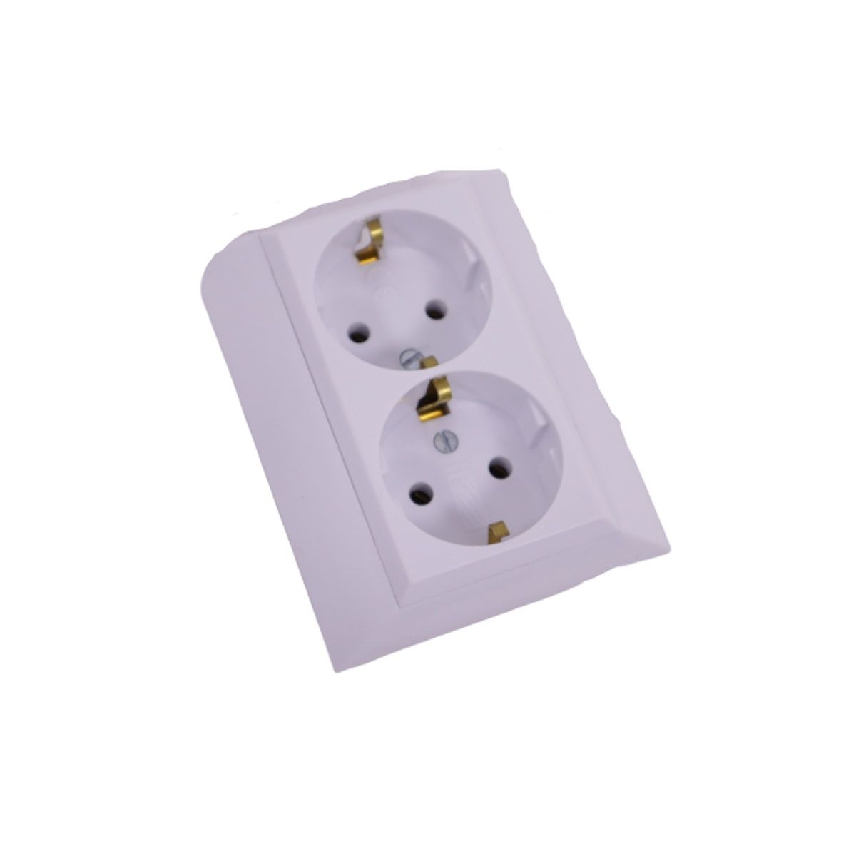 PRIZA PLASTIC DUBLA ST CU CP
