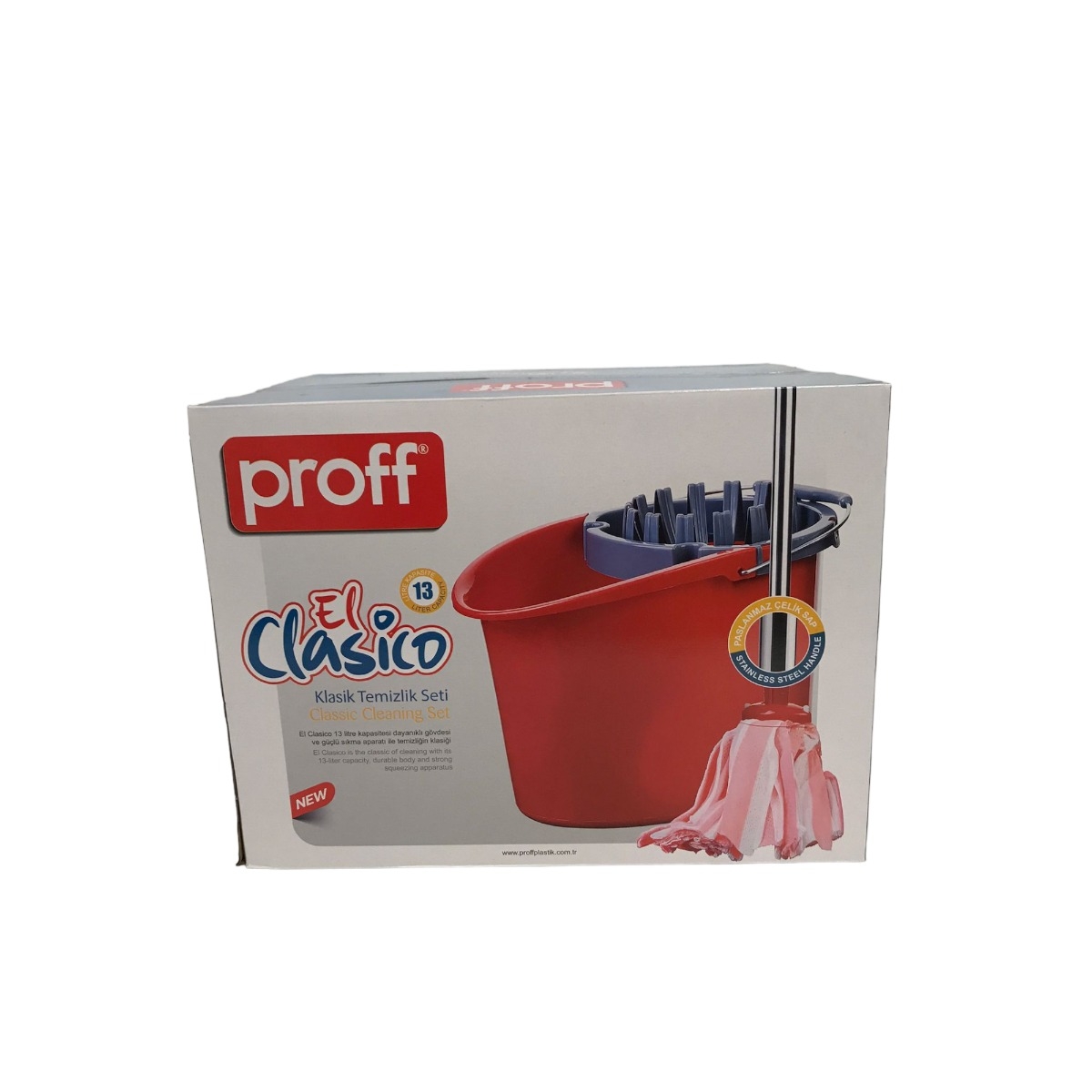 PROFF EL CLASICO SET CURATENIE GALEATA+MOP 13 L 2677