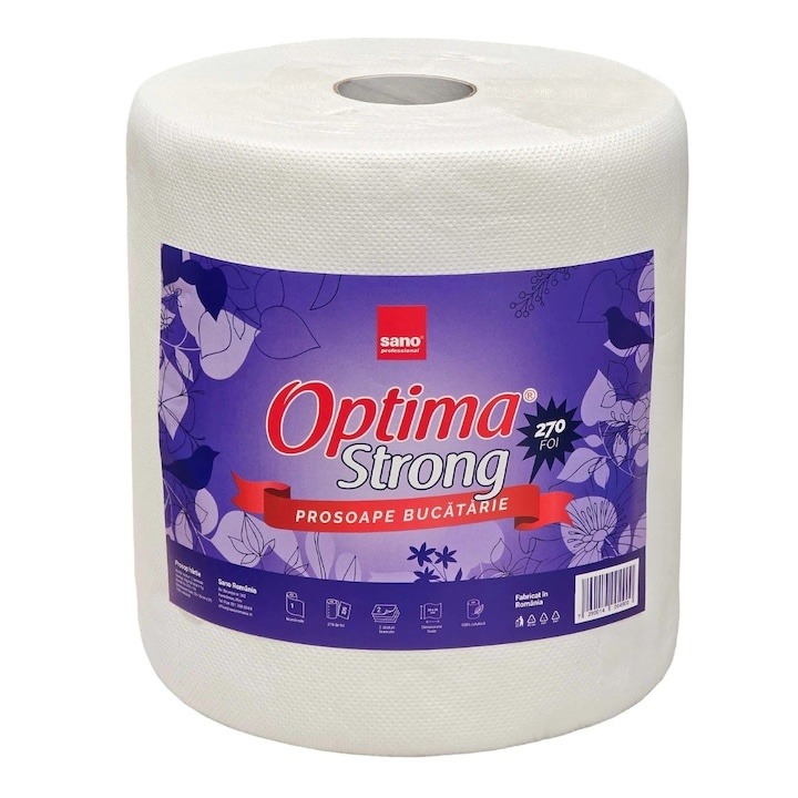 Prosop hartie SANO Optima Strong, 2 straturi, 54 m, 600  g